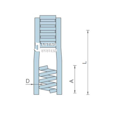 Insert de virole ouvert